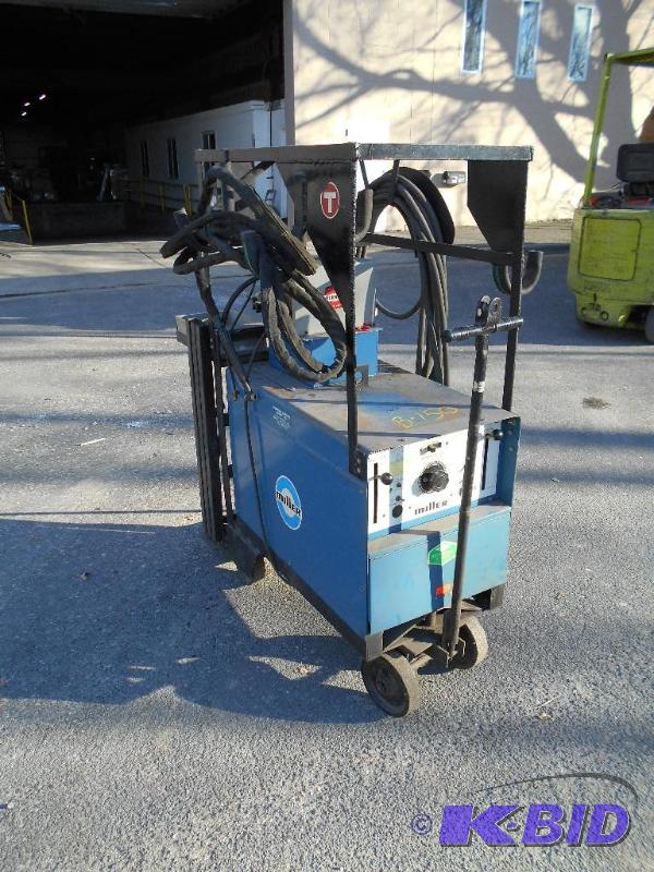 lot 13 image: Miller Dialarc HF-P Arc Welder. From State of MN Shop.