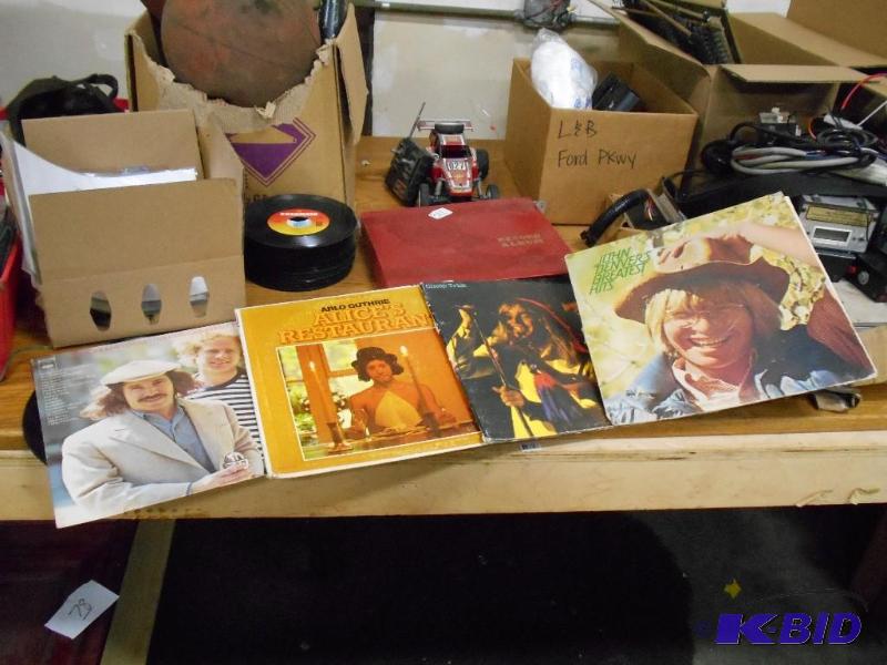 lot 54 image: 4 Vintage Records.