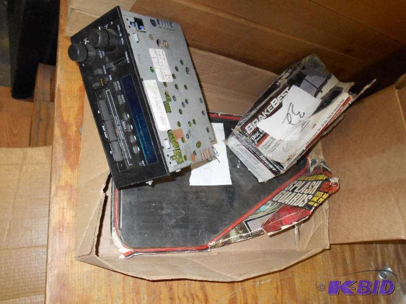 lot 74 image: Box of Car Parts