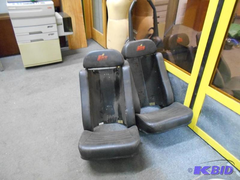 lot 90 image: Two Bostrom Fire Truck Seats. Also great for scuba boats.