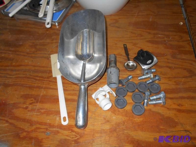 Commercial Kitchen Equipment. Includes Ice Scoops.