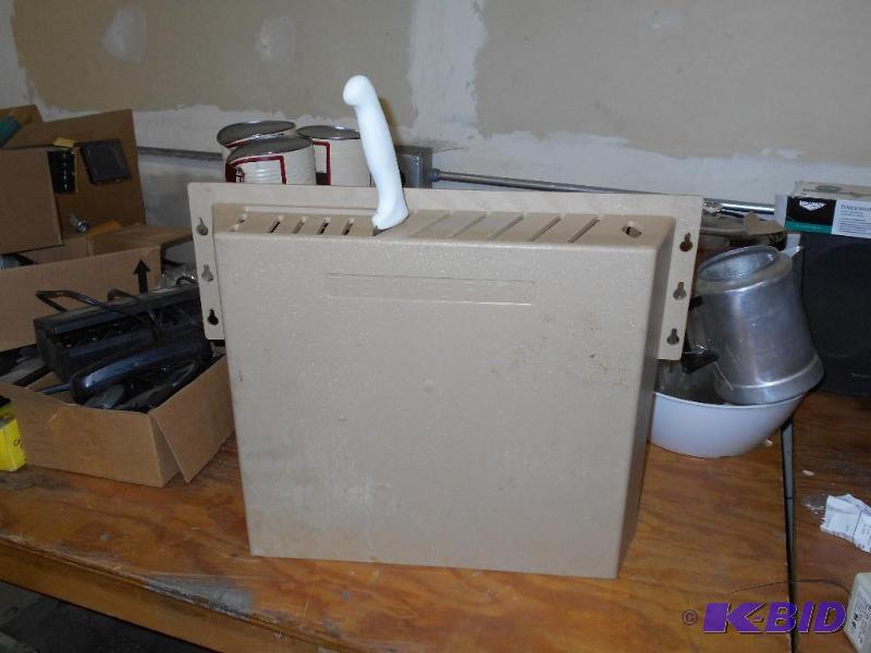 Wall Mounted Knife Holder and Knife.