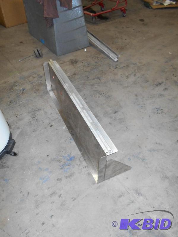 Stainless Steel Shelf with Ticket Rail. 42.