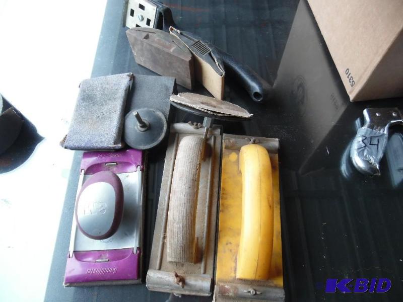 Sanding Blocks and Paint Scraper