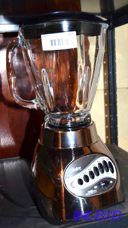 lot 147 image: Rarely or barely used Oster 16 speed blender ...