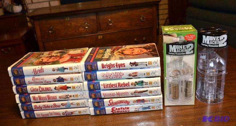 lot 170 image: 12 Shirley Temple VHS some have never been op...
