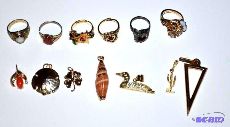 lot 191 image: Rings & pendents - one ring by Napieo Hig...