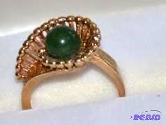 lot 2 image: 14k gold ring ...