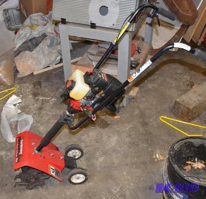 lot 22 image: Yard Machines - yard and garden tillercultiv...