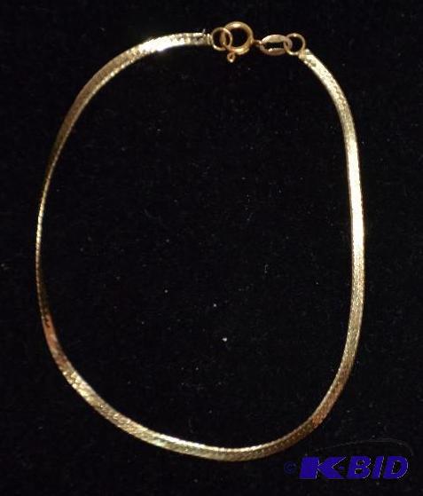 lot 3 image: 14k gold bracelet...