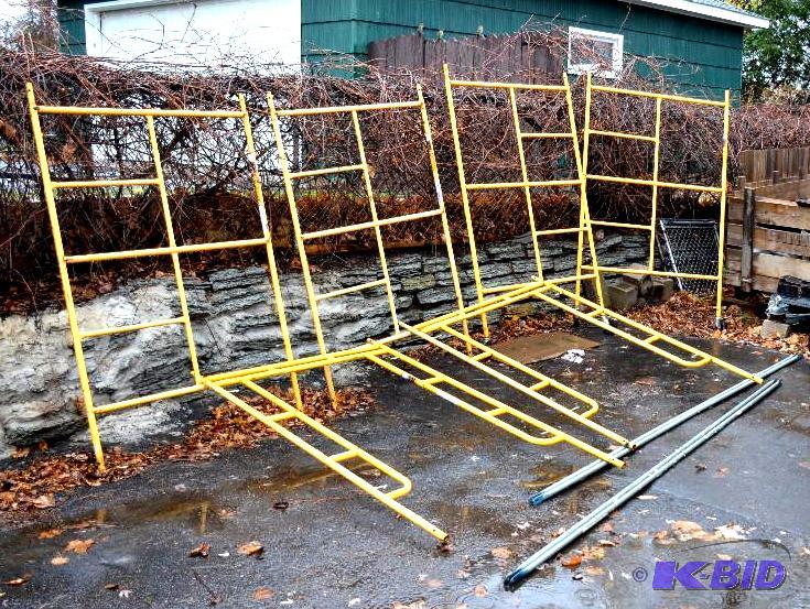 lot 5 image: Scaffolding as seen with all parts in...