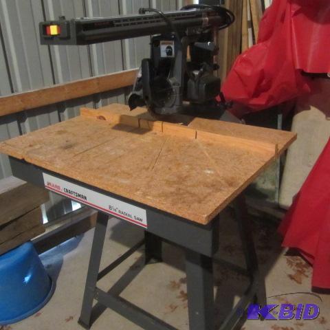lot 1 image: Sears Craftsman Radial Arm Saw