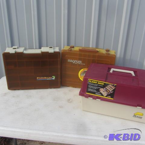lot 105 image: Tackle Boxes