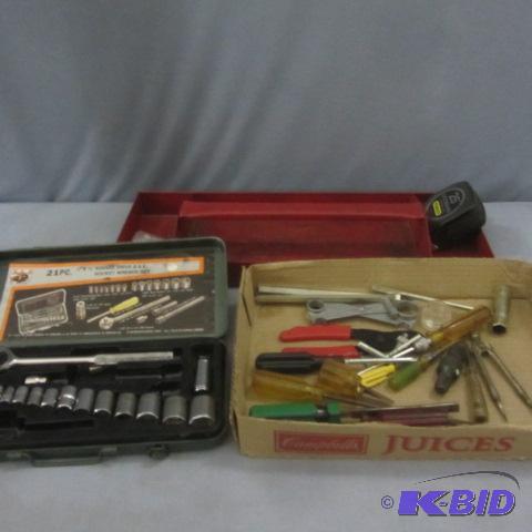 lot 109 image: Socket Set, Screwdrivers