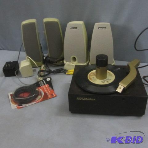 lot 141 image: RCA Record Player, Speakers