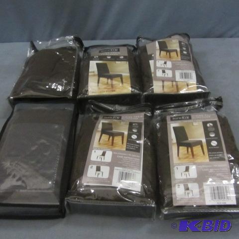 lot 160 image: Dining Chair Slipcovers