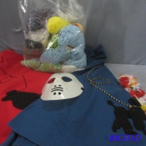 lot 165 image: Poodle Skirts, Mask, Yarn