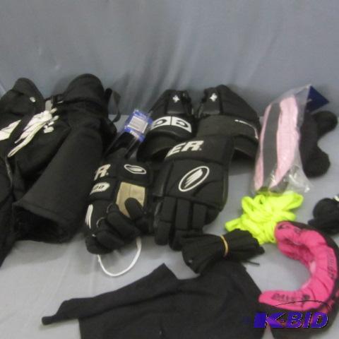 lot 85 image: Hockey Pads, Gloves