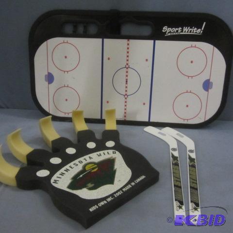 lot 99 image: MN Wild, Dallas N Stars, White Board