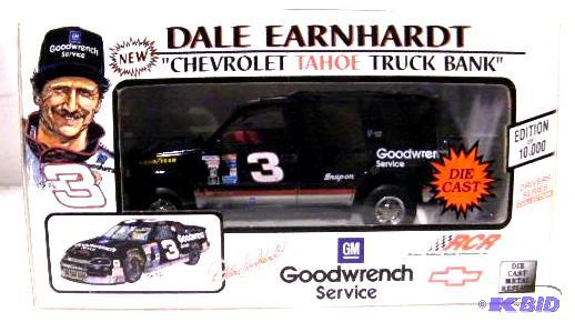 lot 108 image: 1995 Chevy Tahoe Truck Bank - #3 Dale Earnhar...