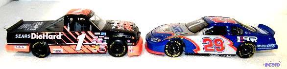 lot 122 image: Two Piece Racing Set  Chevy Monte Carlo - #29...