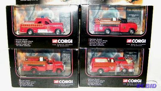 lot 62 image: Four Piece Lot - by Corgi -&nbspFire Heroes ...