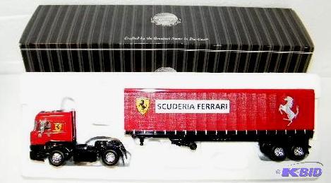 lot 64 image: Semi Truck and Trailer - DAF space cab - Matc...