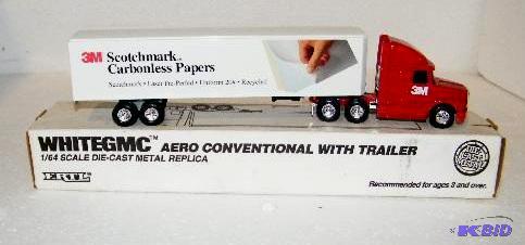 lot 65 image: Ertl&nbspAero Conventional with Trailer - 1...