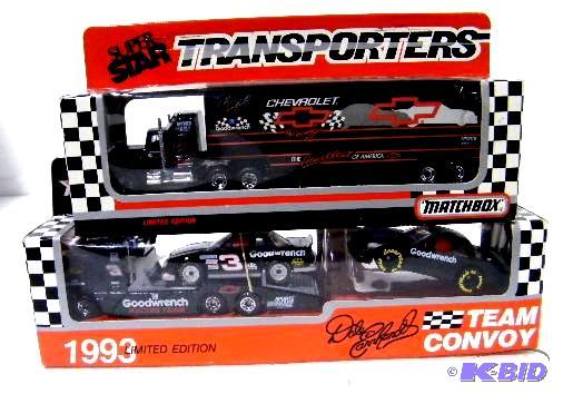 lot 66 image: Two Piece Lot  Truck and Trailer - Matchbox c...
