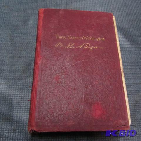 Antique Book, 30 Years in Washington