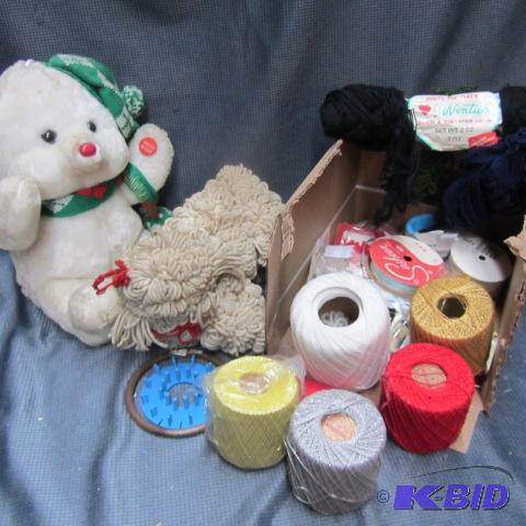 Crochet Thread, Beads, Crafts