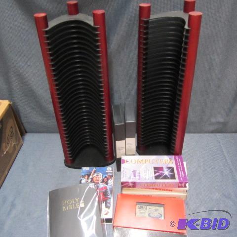 CD Towers, VHS Tapes, Bible