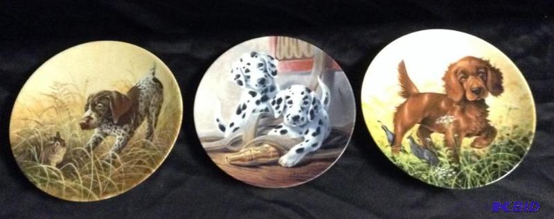 lot 25 image: More Fun Puppy Collector Series Plates