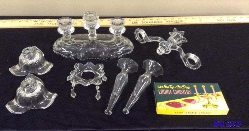 lot 50 image: Candelabra Parts & Pieces