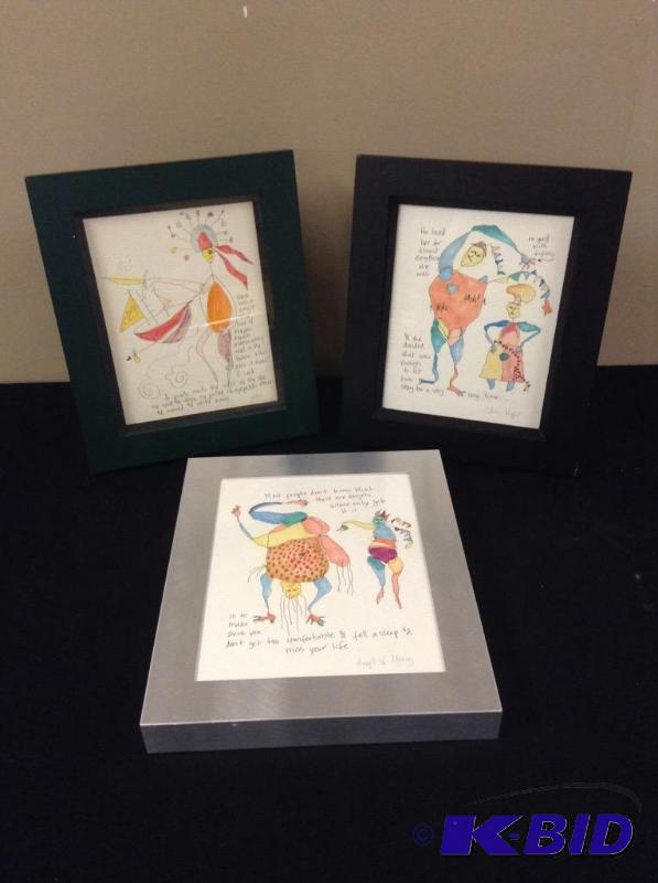 lot 29 image: Unique and Whimsical Wall Art