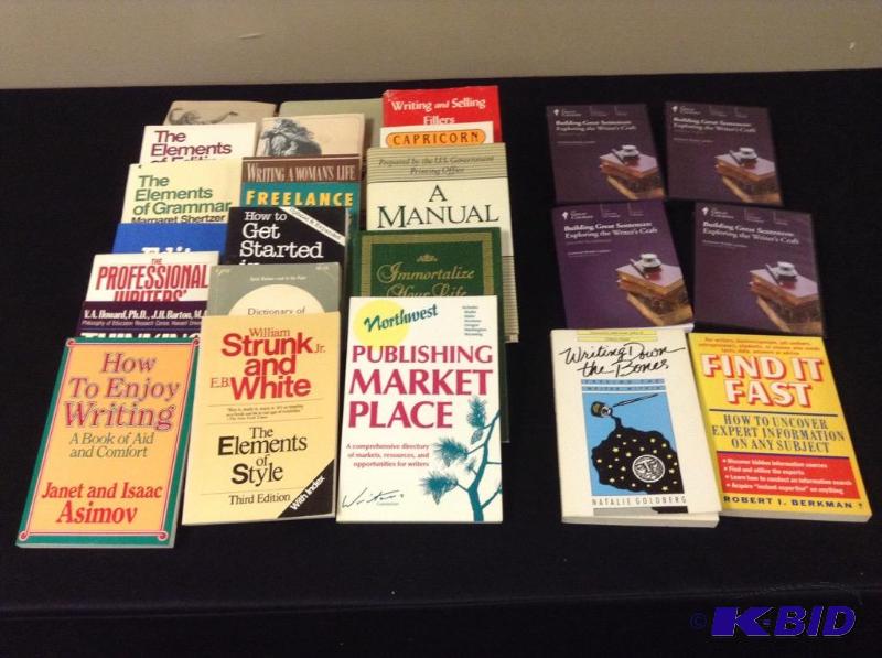 lot 42 image: Selection of Writing Instructional Books and CDs