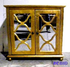 Gold Mirrored Cabinet - Designed&nbspgold ca...