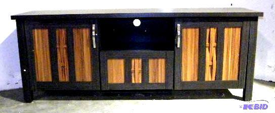 Two Tone Woven TV Stand - Simplicity in desig...