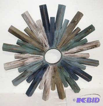 Wall Art -&nbspA painted wooden frame in sha...