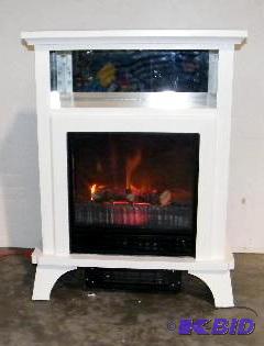 Electric Space Saver Fireplace - White - Perf...