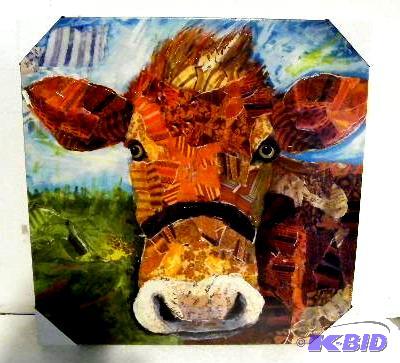 Urban Homestead Cow Wall Art - Designed by ar...