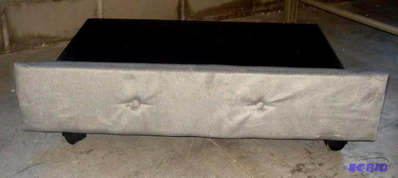 Rolling Storage Drawer - Gray fabric - Can us...