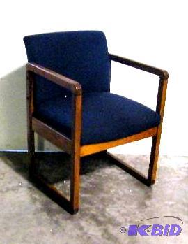 Blue Fabric Office Chair - 21.25&quot w x 23...
