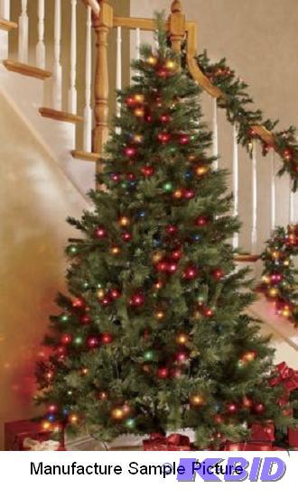 lot 1 image: Crystal Pine Christmas Tree - 54" h - Ha...