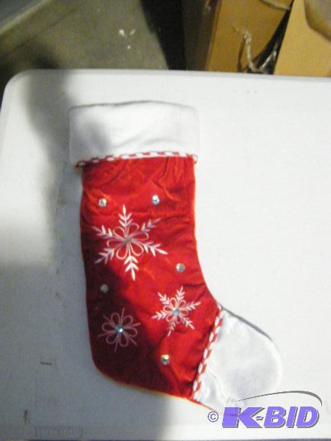 lot 100 image: Christmas Stocking - 100% polyester - Super s...