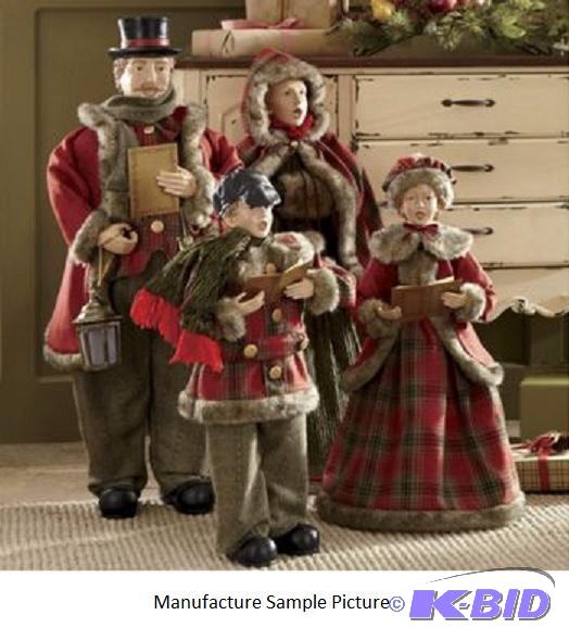 lot 101 image: Set of 4 Victorian Carolers -&nbspThis holid...