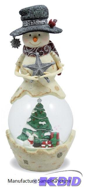 lot 116 image: Snowman with Star&nbspSnowglobe - &quotChri...