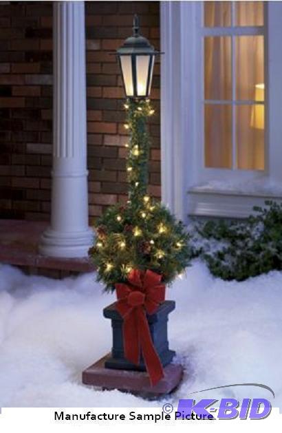 lot 2 image: Prelighted Topiary with Lantern - Add some Vi...