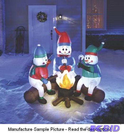lot 33 image: Snowmen Campfire -&nbspOur Snowmen Campfire ...