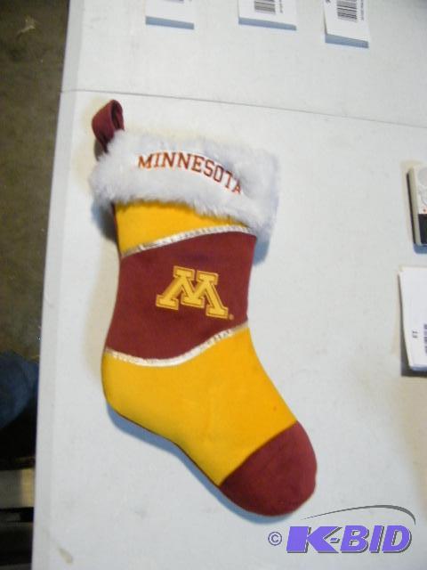 lot 5 image: University of Minnesota Stocking - 16" l...